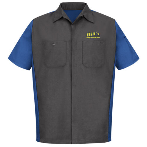 Red Kap Short Sleeve Two-Tone Crew Shirt Thumbnail