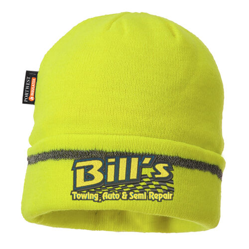 Portwest Reflective Trim Knit Hat Insulatex Lined Thumbnail