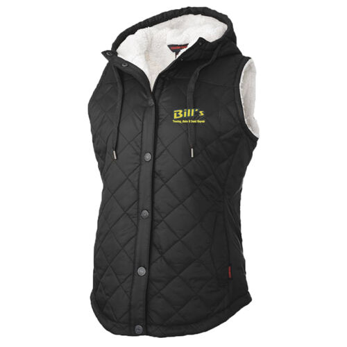 Tough Duck Women's Quilted Sherpa Lined Vest Thumbnail